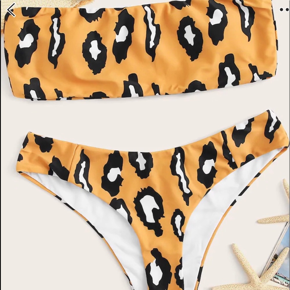 BANDU TOP LEOPARD 2 PIECE BIKINI..👙🏊🏼‍♀️